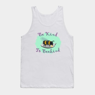 Be Kind To Bee Kind Cute Conservation Graphic Tank Top